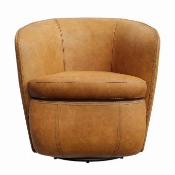 Picture of BAROLO LTHR SW CHAIR CARAMEL