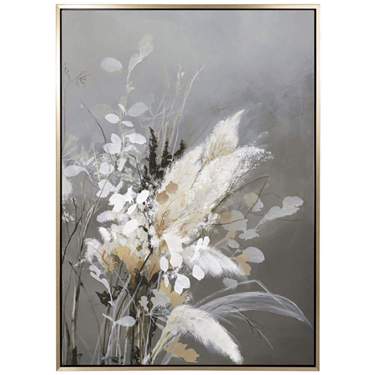 Picture of LIGHT LEAVES DRIFTWOOD FRAME ART
