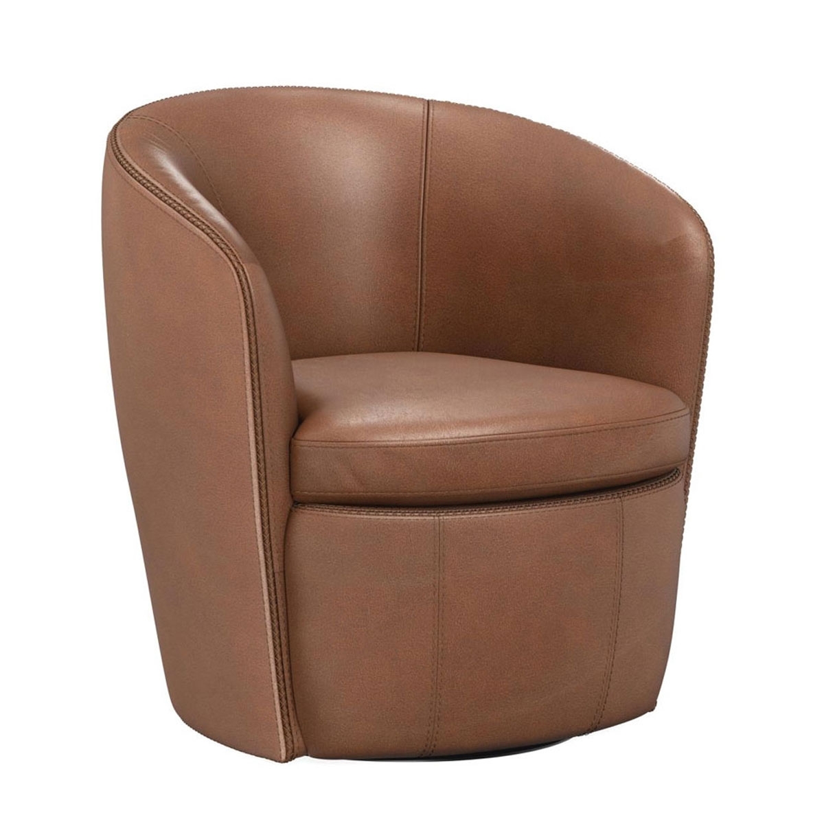 Picture of BAROLO LTHR SW CHAIR WHISKEY