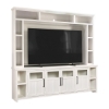Picture of SHAKER 98" WHITE CONSOLE W/HUTCH