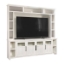 Picture of SHAKER 98" WHITE CONSOLE W/HUTCH