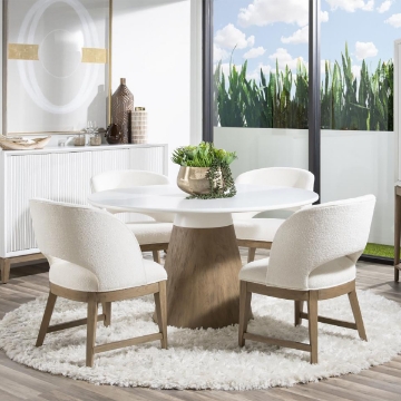 Picture of MELROSE 54" RND 5PC DINING SET
