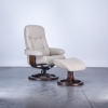 Picture of MULDAL (R QS) SMALL RECLINER WITH OTTOMAN IN DOVE