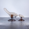 Picture of MULDAL (R QS) SMALL RECLINER WITH OTTOMAN IN DOVE