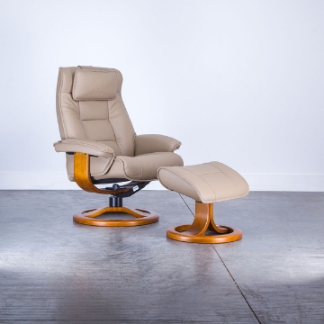 Picture of MUSTANG (R QS) LARGE STONE RECLINER AND OTTOMAN