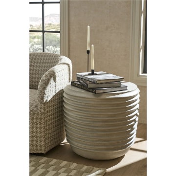 Picture of DWELL LINEN SIDE TABLE