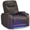 Picture of SCHOONER RECLINER WITH POWER HEADREST IN UMBER
