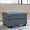 Picture of CASHTON BLUE OTTOMAN