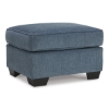 Picture of CASHTON BLUE OTTOMAN