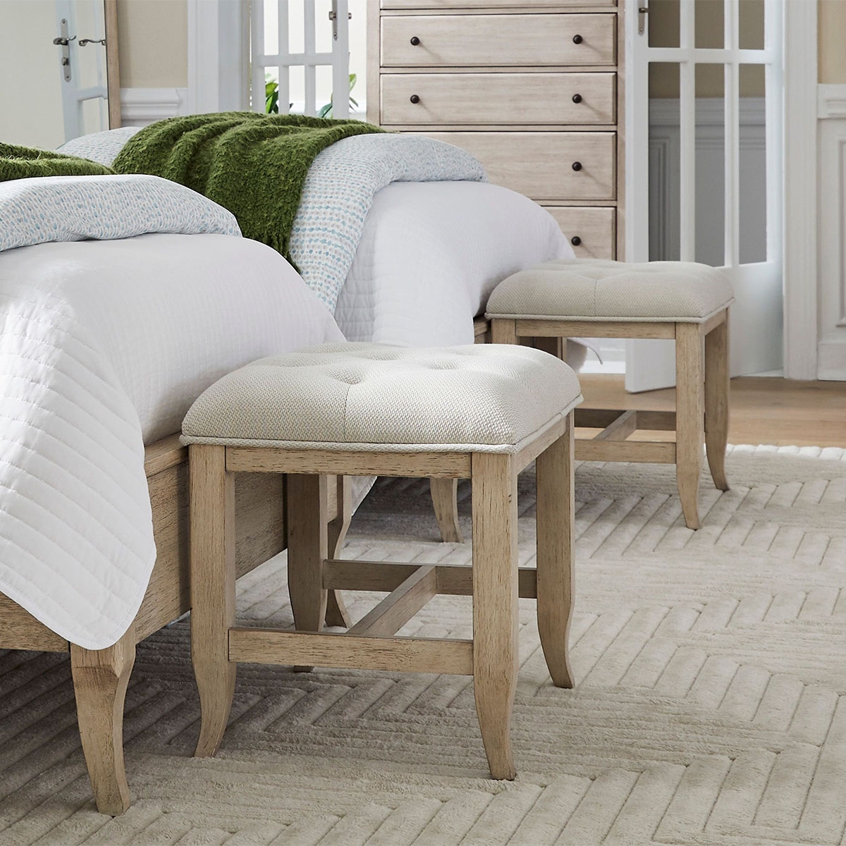 Picture of PROVENCE LINEN BENCH