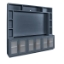 Picture of PERRY 97" BLUE 2PC ENT WALL
