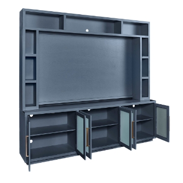 Picture of PERRY 97" BLUE 2PC ENT WALL