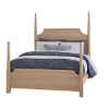 Picture of T&T QUEEN PENCIL BED IN CLEAR OAK