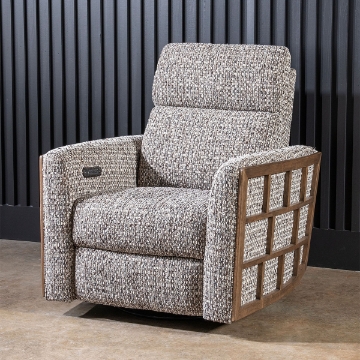 Picture of SOLANA PWR SWV GLD W/WOOD TRIM
