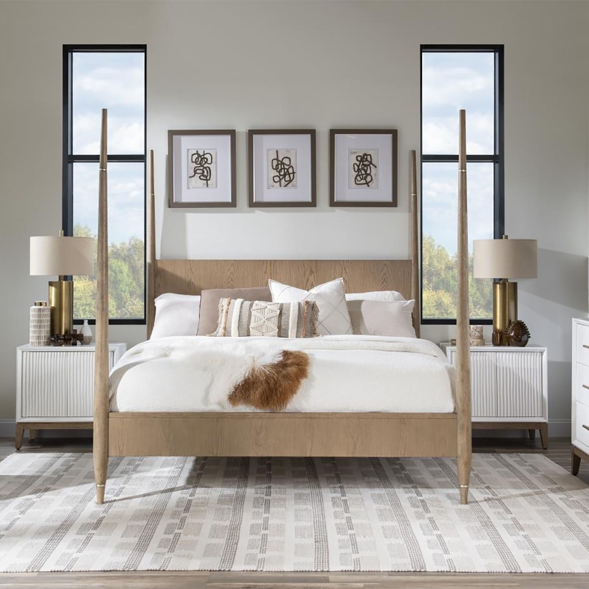 Picture of MELROSE QUEEN POSTER BED
