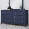 Picture of SUMMERLAND BLUE 6DR LOW DRESSER