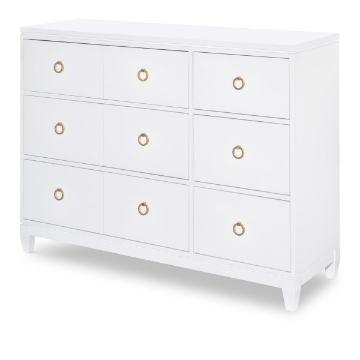 Picture of SUMMERLAND WHITE 6DR TALL DRESSER