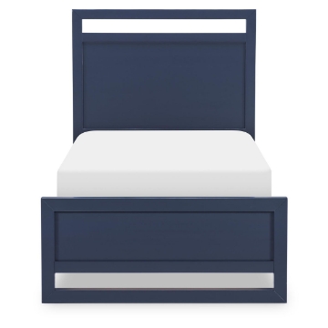 Picture of SUMMERLAND BLU TWIN PANEL BED