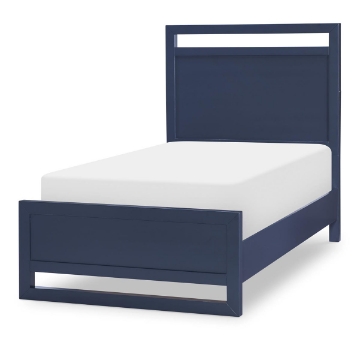 Picture of SUMMERLAND BLU TWIN PANEL BED