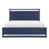 Picture of SUMMERLAND BLUE QUEEN PANEL BED
