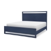 Picture of SUMMERLAND BLUE QUEEN PANEL BED