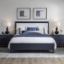 Picture of SUMMERLAND BLUE UPHOLSTERED QUEEN BED