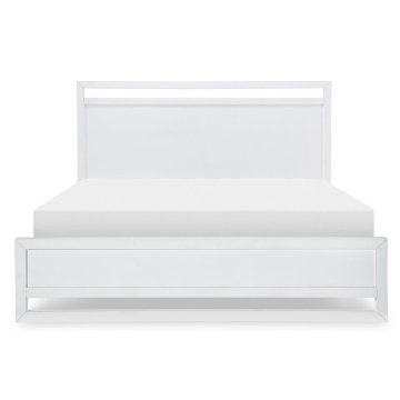 Picture of SUMMERLAND WHITE PANEL KING BED