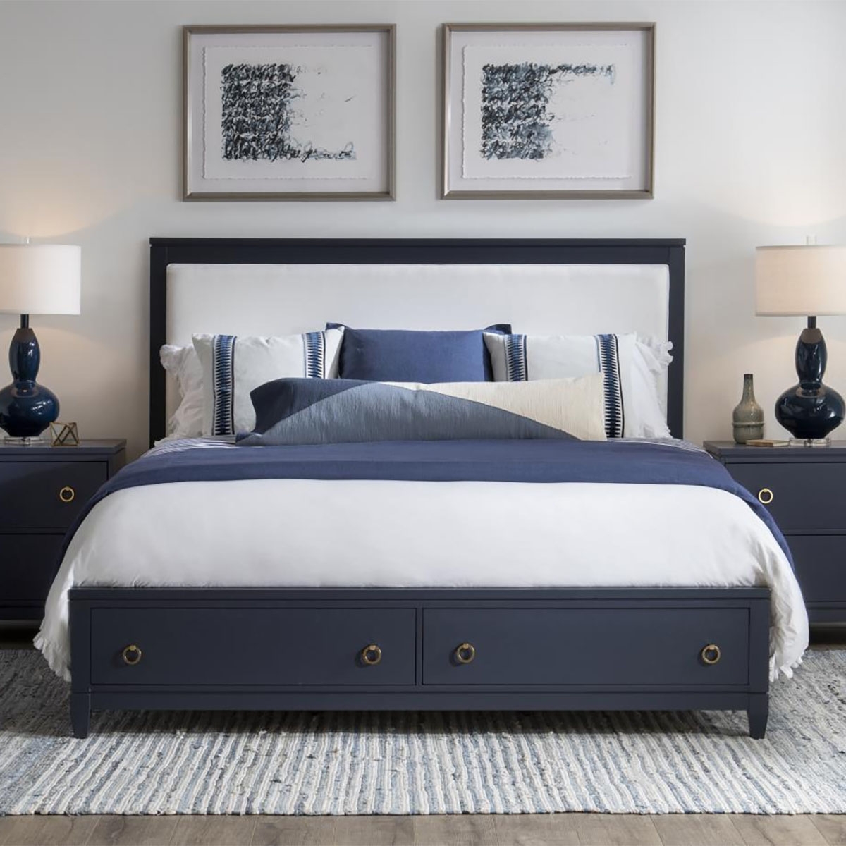 Picture of SUMMERLAND BLUE UPH QN W/STOR