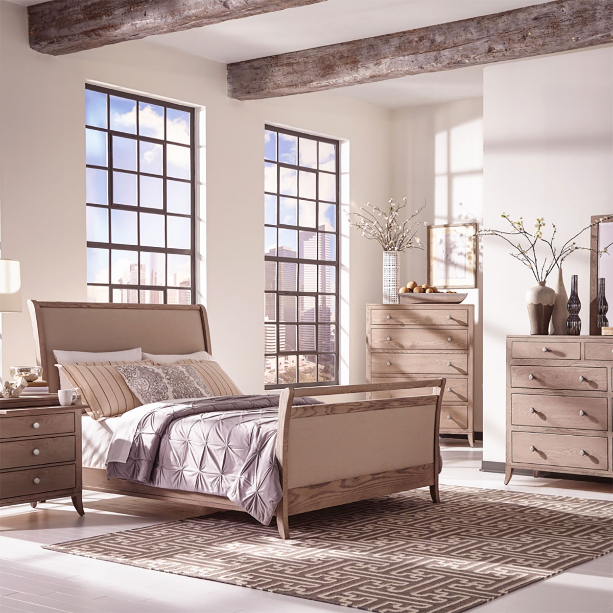 Picture of ADRIENNE UPHOLSTERED QUEEN HI FOOT BED