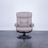 Picture of BERGEN (R QS) LARGE RECLINER AND OTTOMAN IN FOG