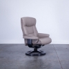 Picture of BERGEN (R QS) LARGE RECLINER AND OTTOMAN IN FOG