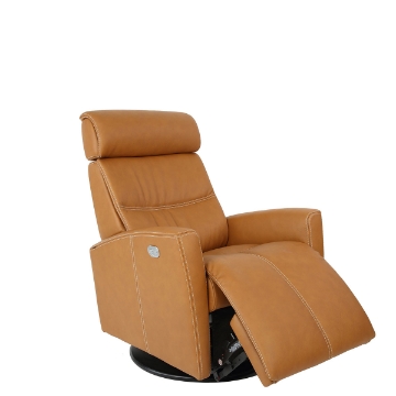 Picture of MILAN QS SMALL P2 RECLINER COGNAC