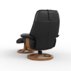 Picture of ADMIRAL R QS SMALL RECL/FOOT BLACK