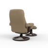 Picture of MULDAL R QS SMALL RECLINER OTTOMAN SANDEL