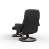 Picture of MULDAL R QS SMALL RECLINER W/ OTTOMAN IN NAVY