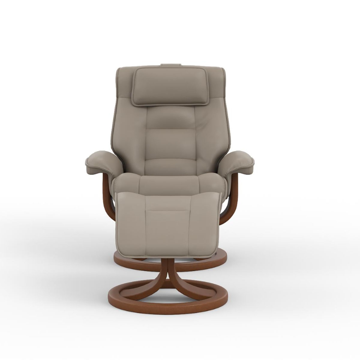 Picture of MUSTANG R QS LARGE RECLINER & OTTOMAN GRANITE