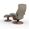 Picture of MUSTANG R QS SMALL RECLINER OTTOMAN GRANITE