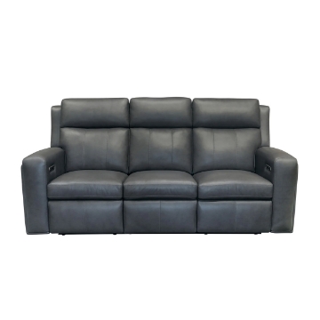 Picture of WYATT GUNMETAL SOFA W/ POWER HEADREST & LUMBAR