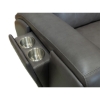 Picture of WYATT GUNMETAL SOFA W/ POWER HEADREST & LUMBAR