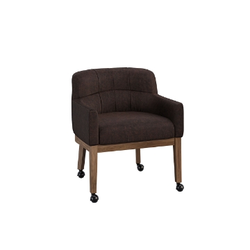 Picture of WALKER CASTER LEATHER CHAIR