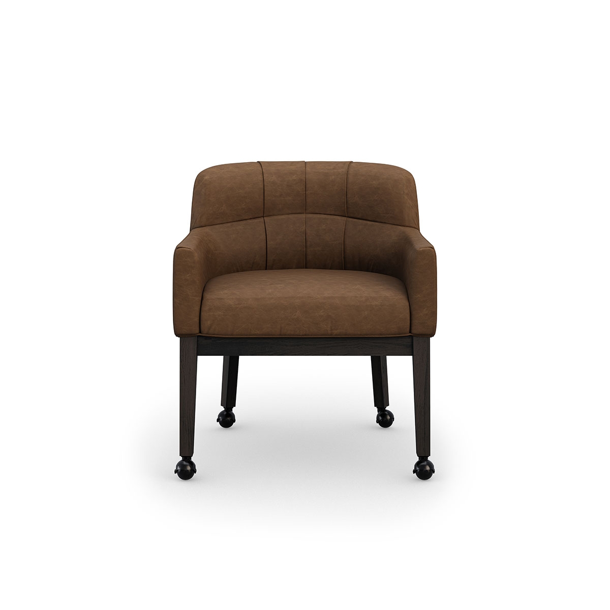 Picture of WALKER CASTER LEATHER CHAIR
