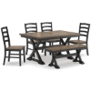 Picture of WILDENAUER 6PC DINING W/BENCH