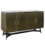 Picture of BLACK & GOLD MARBLE TOP SIDEBOARD