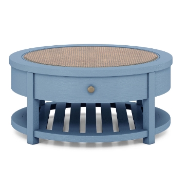 Picture of ROSALIE BLUE ROUND COCKTAIL