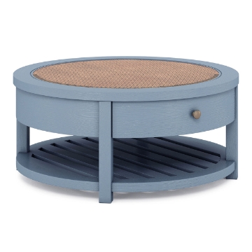 Picture of ROSALIE BLUE ROUND COCKTAIL