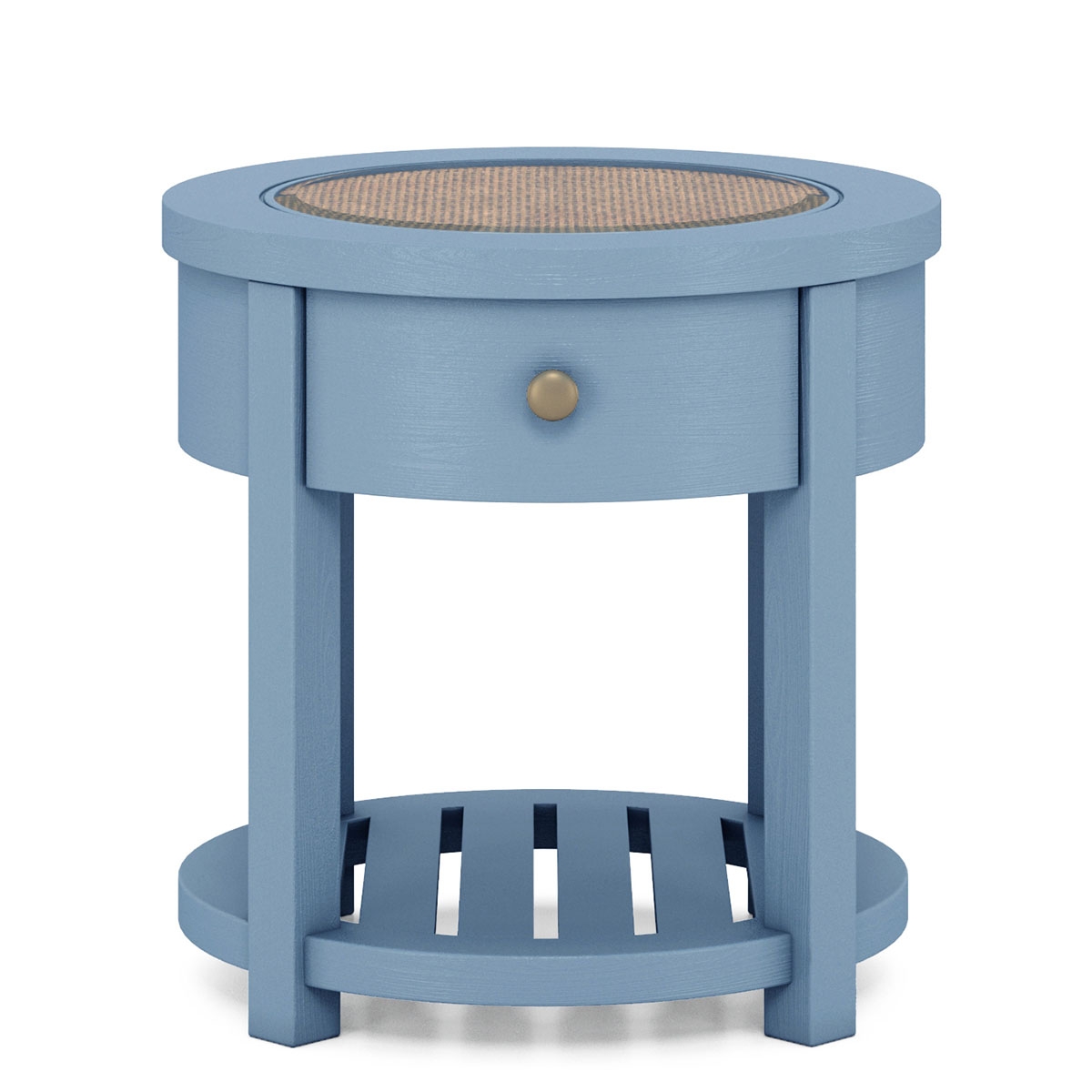 Picture of ROSALIE BLUE ROUND END TABLE