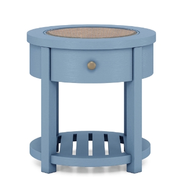 Picture of ROSALIE BLUE ROUND END TABLE