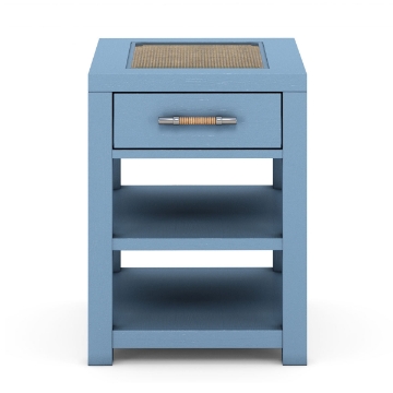 Picture of ROSALIE BLUE CHAIRSIDE TABLE