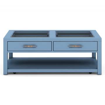 Picture of ROSALIE BLUE RECTANGULAR COCKTAIL Table