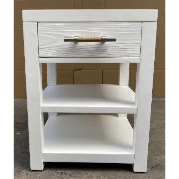 Picture of ROSALIE WHITE CHAIRSIDE TABLE